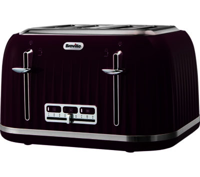 BREVILLE  Impressions VTT634 4-Slice Toaster - Purple